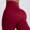 Super Sculpt Seamless Leggings in Burgundy