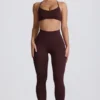 Super Sculpt Seamless Leggings in Chocolate
