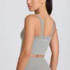 Super Sculpt Seamless Longline Camisole Top in Grey Marl