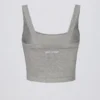 Super Sculpt Seamless Longline Camisole Top in Grey Marl
