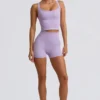 Super Sculpt Seamless Longline Camisole Top in Soft Lilac