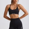 Super Sculpt Seamless Mini Shorts in Black