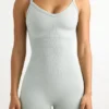 Super Sculpt Seamless Unitard in Grey