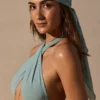 Talia Headscarf in Seafoam Green