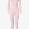 Thermal Base-Layer Jumpsuit in Powder Pink