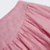 Thia Bow-Detail Broderie Anglaise Mini Skirt in Soft Pink