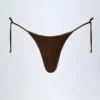 Tierra Thong Bikini Bottoms in Bronze Gold
