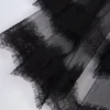 Trixie Lace-Trim Veil in Black