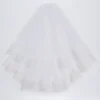 Trixie Lace-Trim Veil in White
