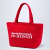 Velika Towelling Tote Bag in Fiery Red