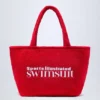 Velika Towelling Tote Bag in Fiery Red