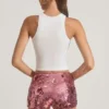 Velle Modal Racerback Tank Top in White