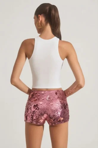 Velle Modal Racerback Tank Top in White