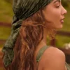 Ventura Headscarf in Green Print
