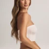 Verna Modal Strapless Crop Top in Stripe Print