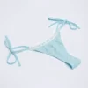 Vernazza Broderie Anglaise Side-Tie Thong Bikini Bottoms in Powder Blue