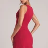 Veya Square-Neck Top  in Cherry Red