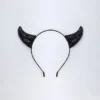 Vixena Devil Horns Headband in Black