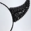 Vixena Devil Horns Headband in Black
