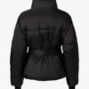 Waterproof Belted Oversized Ski Jacket in Black