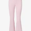Waterproof Belted Ski Salopettes in Powder Pink