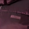 Waterproof Cropped Oversized Ski Jacket in Burgundy