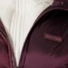 Waterproof Layered Ski Jacket in Burgundy