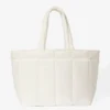 Waterproof Puffer Tote Bag in Ice