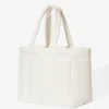 Waterproof Puffer Tote Bag in Ice