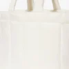 Waterproof Puffer Tote Bag in Ice