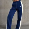 Wide Leg Sweatpants in Navy