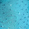 Zahira Embellished One-Shoulder Mini Dress in Aqua Blue